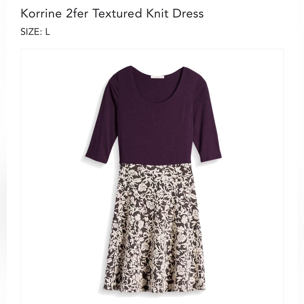 Le Lis Textured Knit Dress
